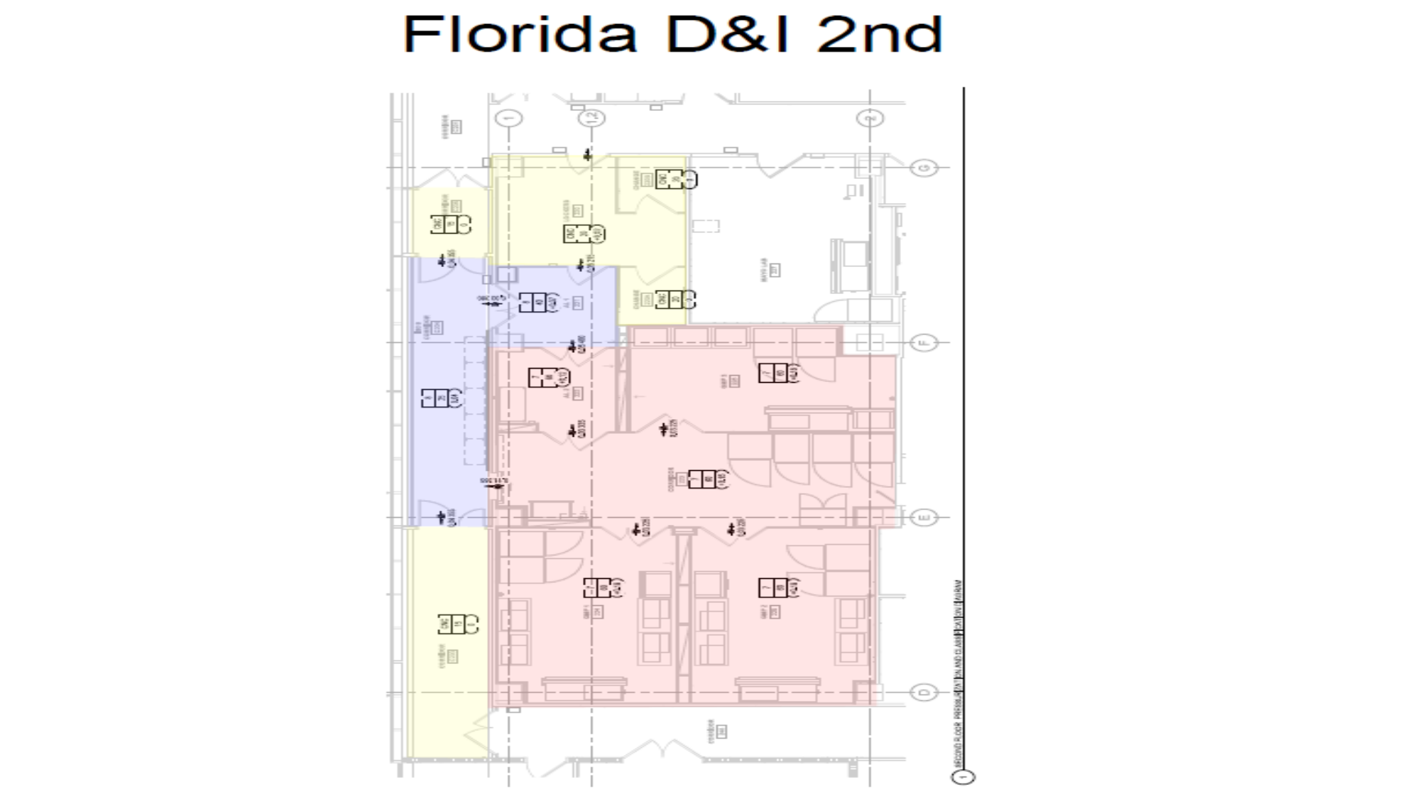 Second floor Discovery and Innovation floor plan, Mayo Clinic Jacksonville