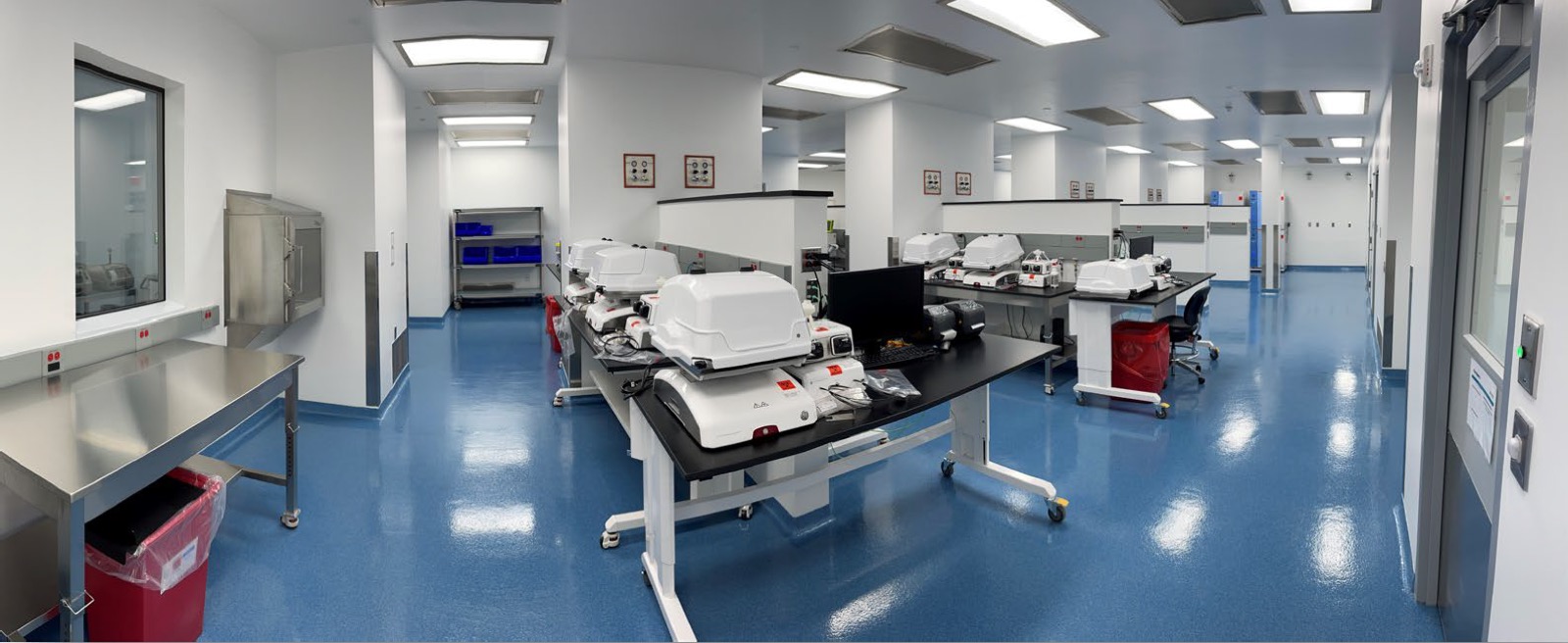 Commissioned cleanroom suite, second US site
